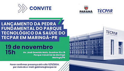 Lançamento da pedra fundamental do Pq. Tecnológico da Saúde do Tecpar em Maringá